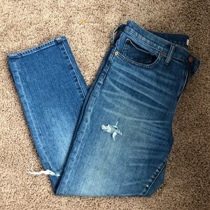 Madewell Cruiser Straight Crop Jean
